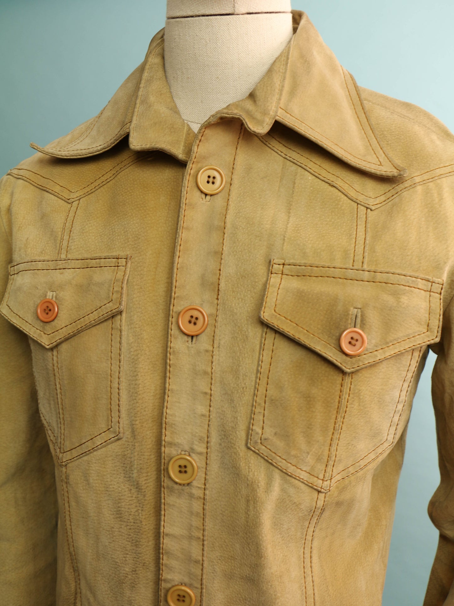 70s Suede Jacket - Size S/M