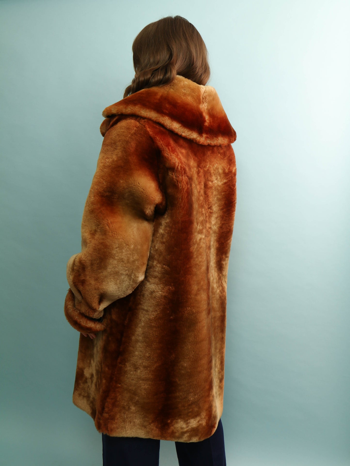 60s Teddy Coat - Size L