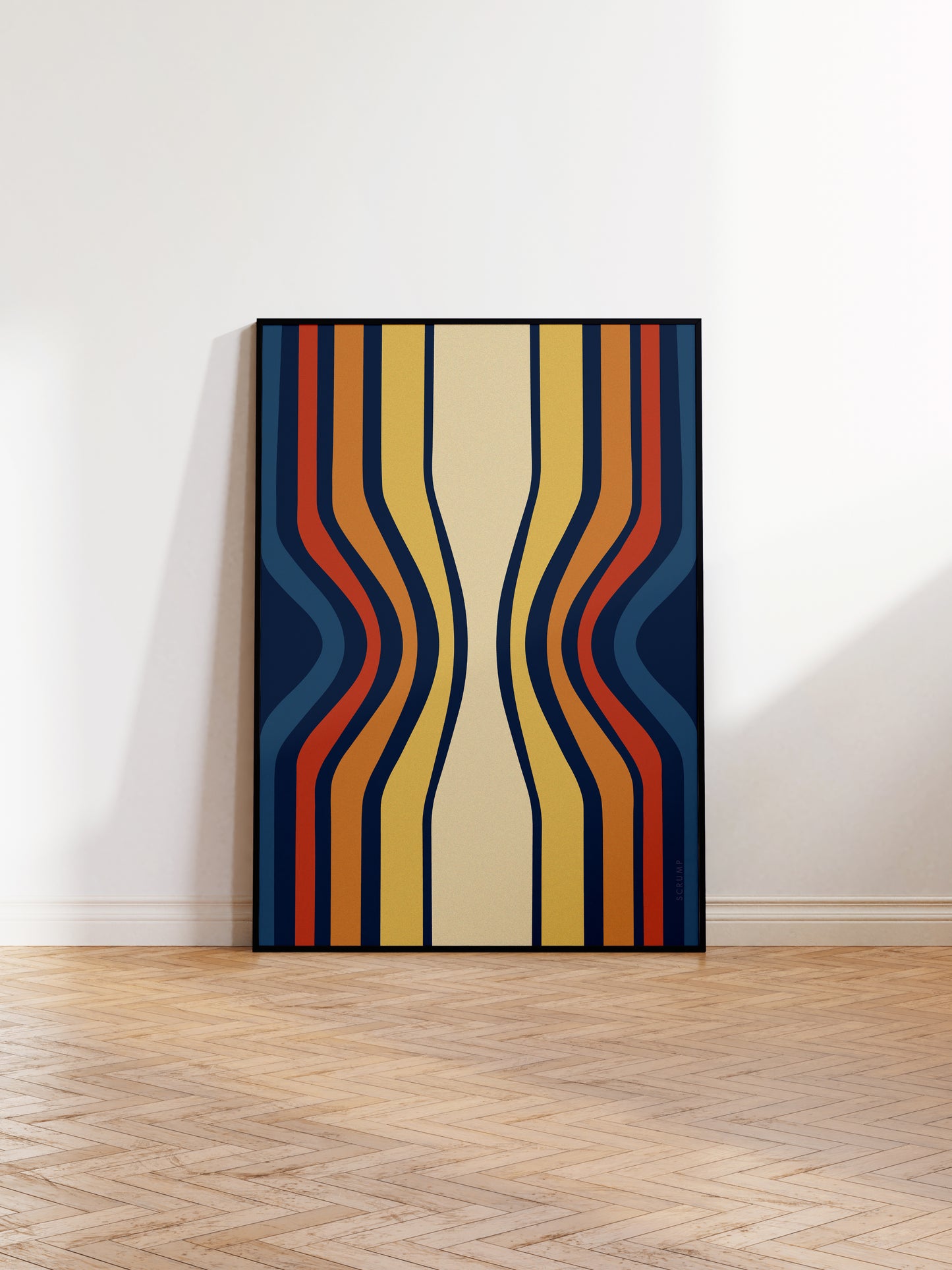 Retro Pattern Print
