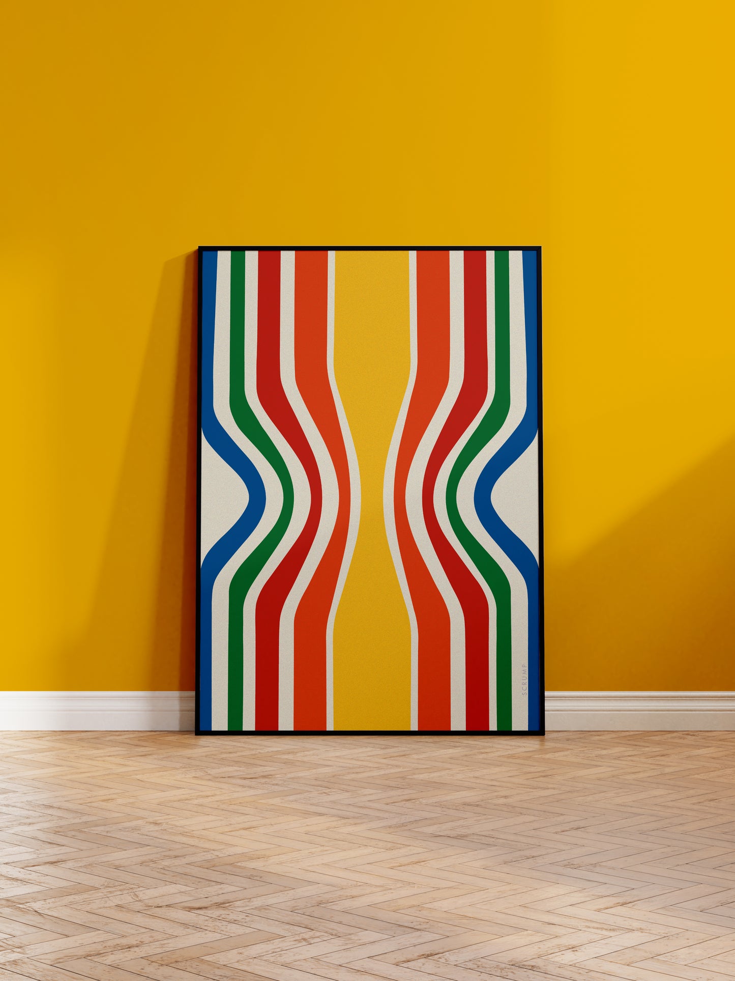 Retro Pattern Print