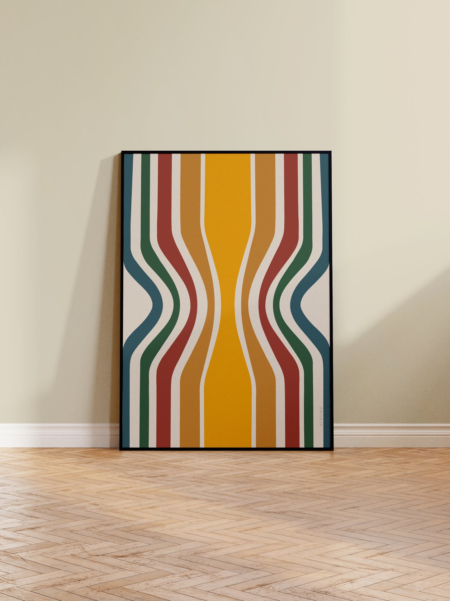 Retro Pattern Print