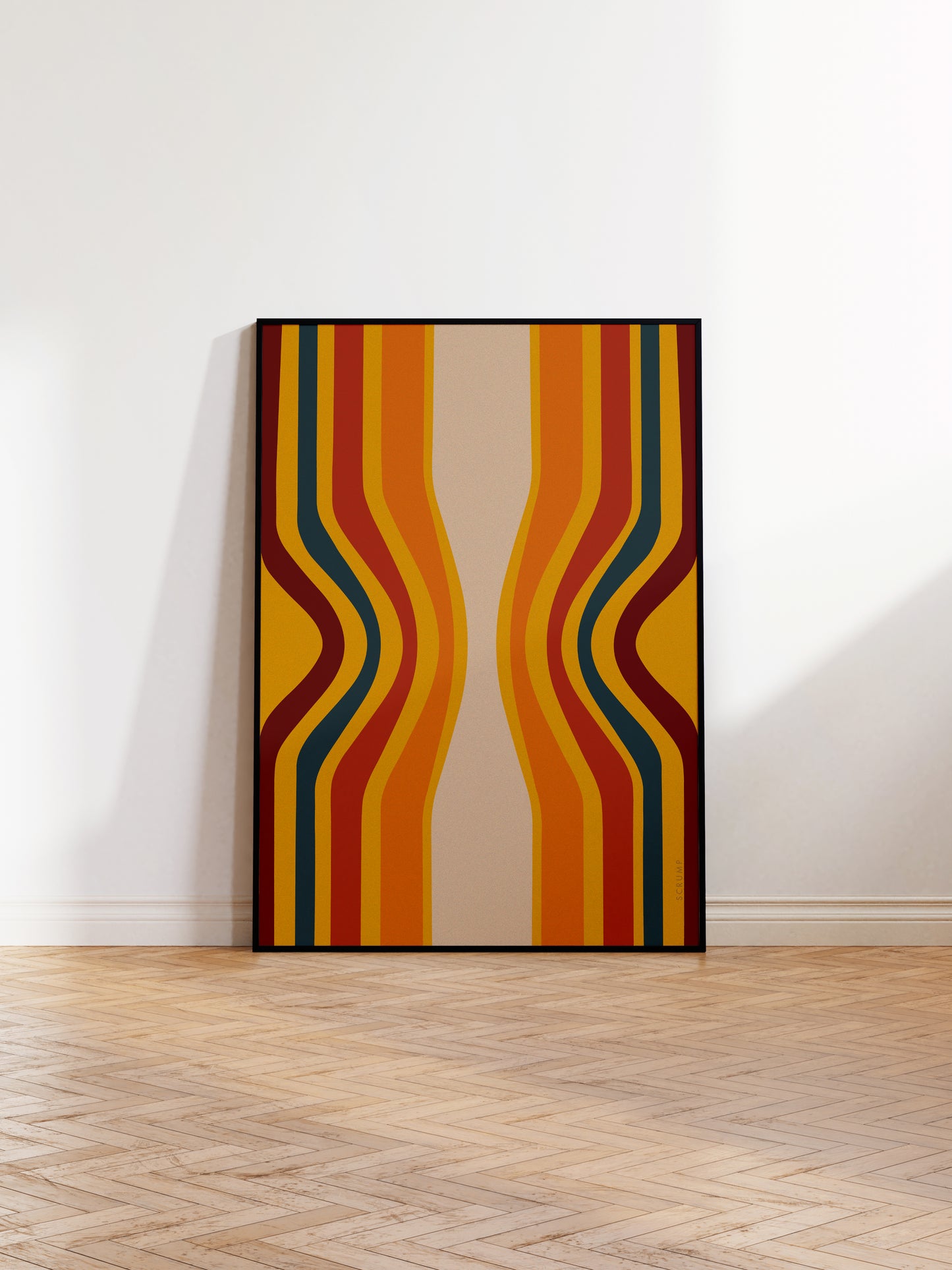 Retro Pattern Print