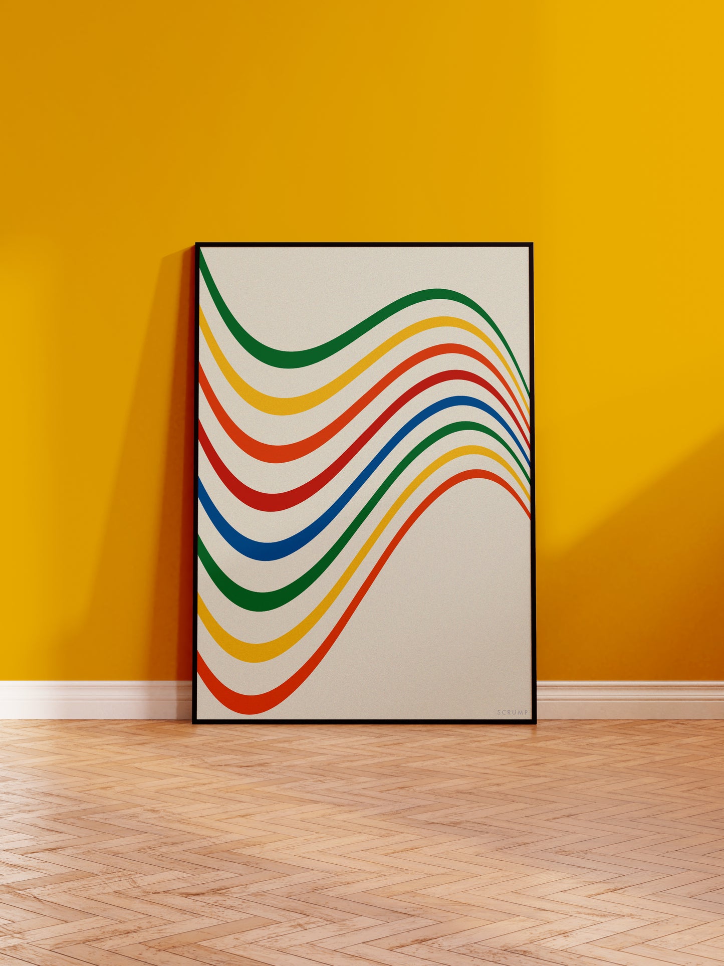 Retro Pattern Print