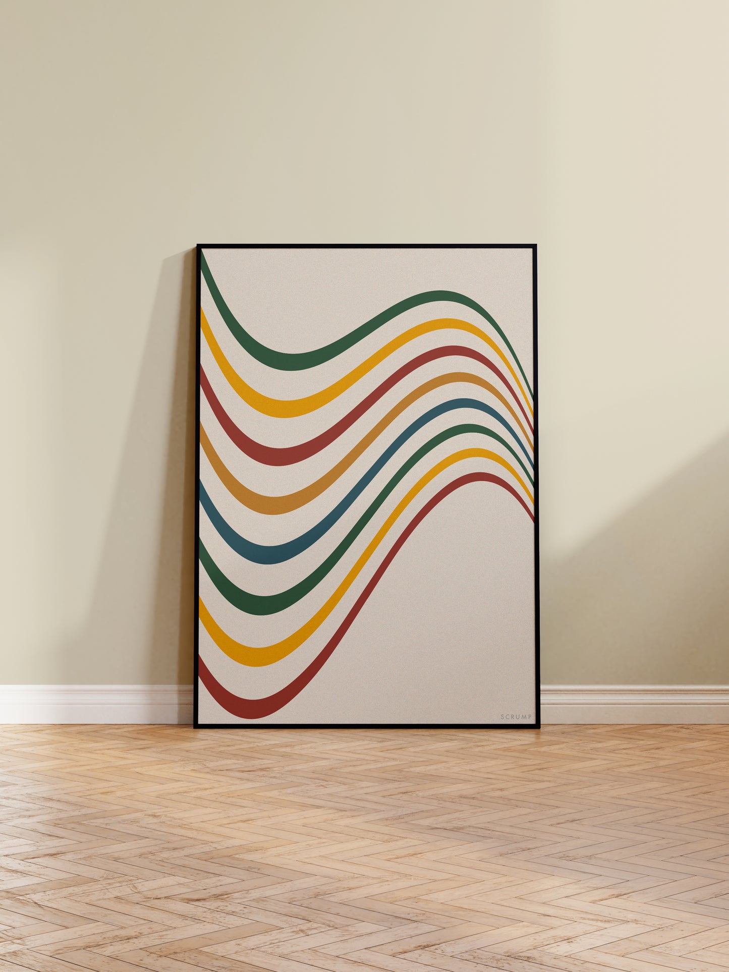 Retro Pattern Print