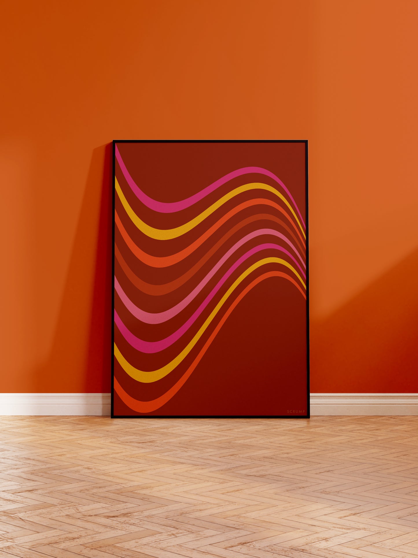 Retro Pattern Print