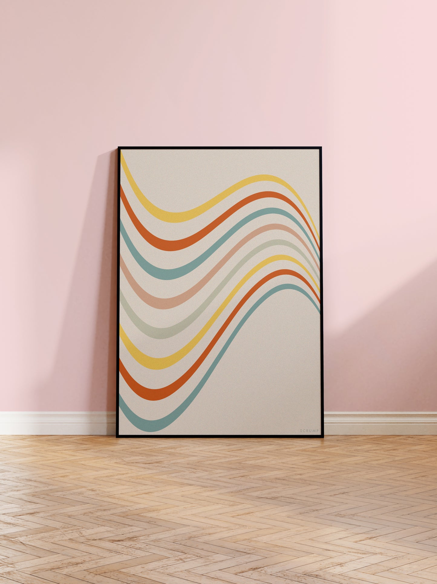 Retro Pattern Print