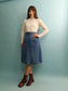 70s Denim Skirt - 23" Waist
