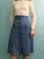 70s Denim Skirt - 23" Waist