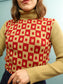 Geometric Roll Neck - Size S/M