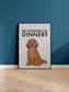 "Dinner" Cockapoo Print