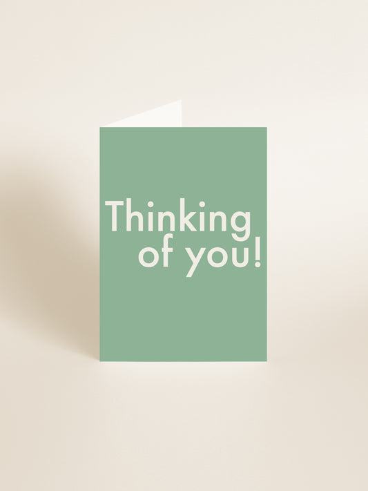"Thinking of you!" Card